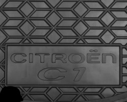 Tappetino di gomma su misura per Citroen C1 (2015+)
